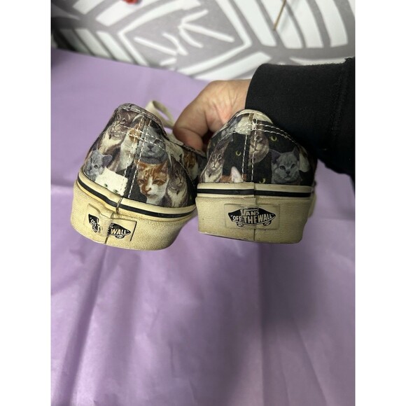 Vans X ASPCA Cat Sneakers Mens 6.5 Womens 8 Lace Up Kitty Rare Special Edition - Picture 5 of 8
